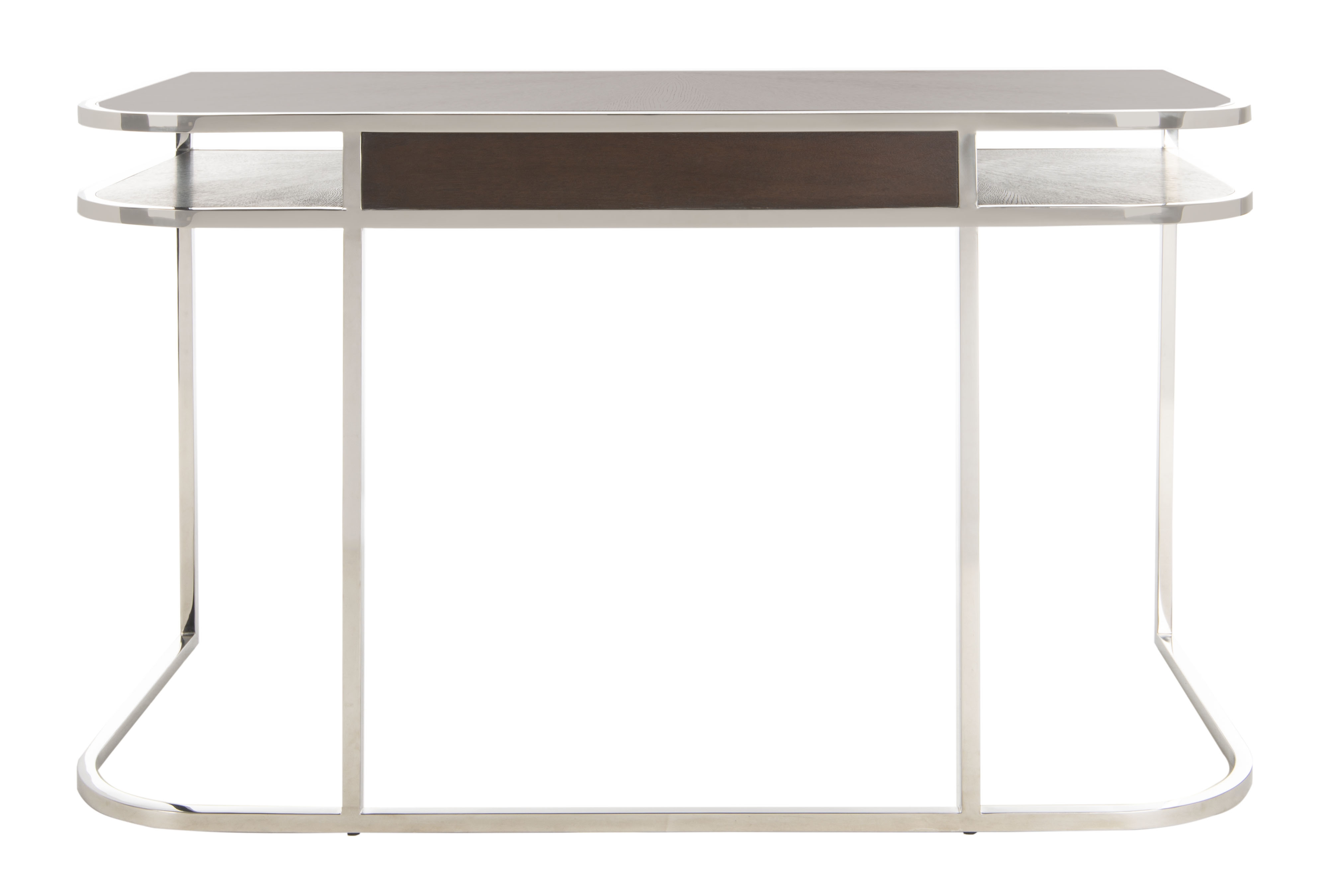 Julian Desk - Espresso/Steel - Safavieh - Image 3