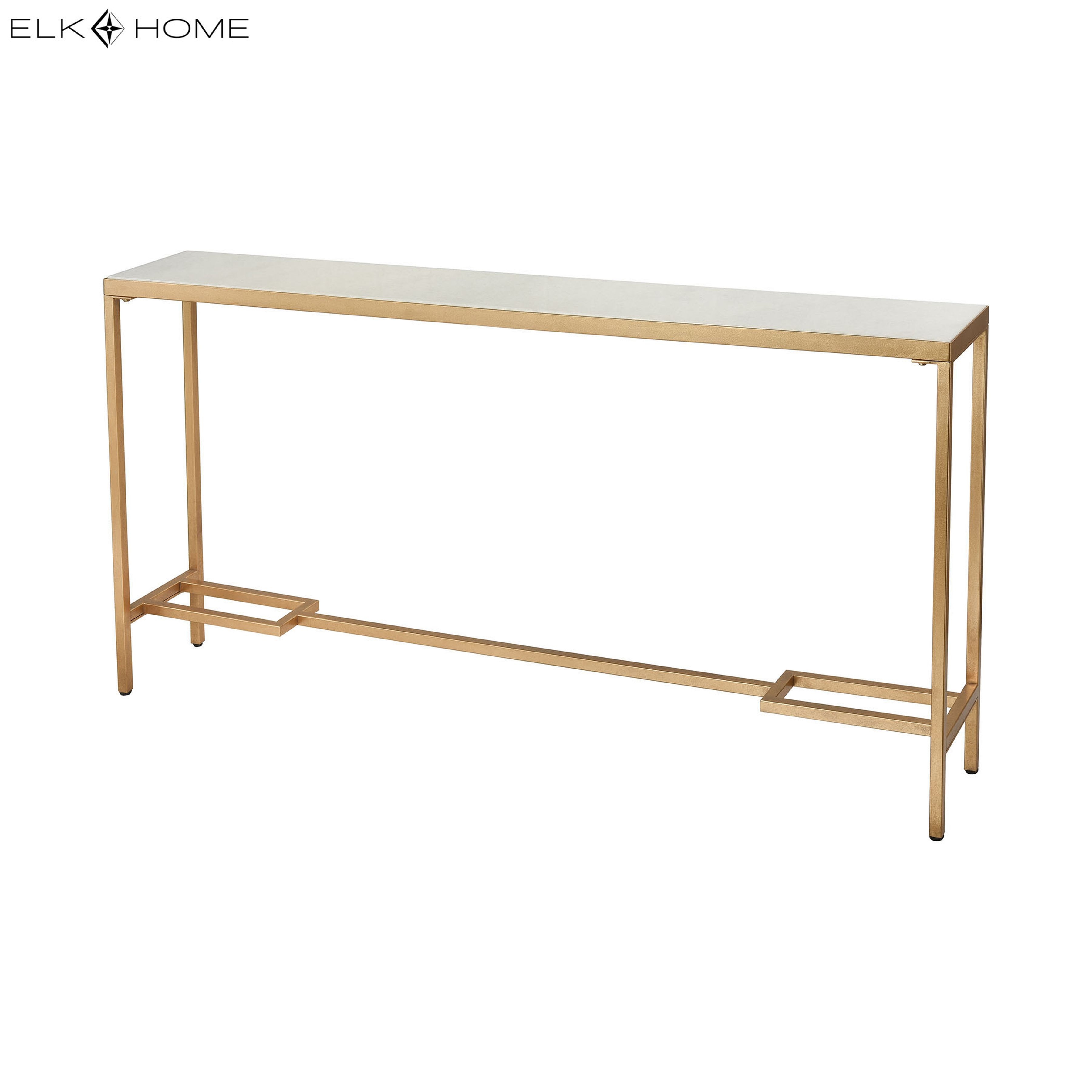 Equus Console Table - Tall Gold Leaf - Image 1