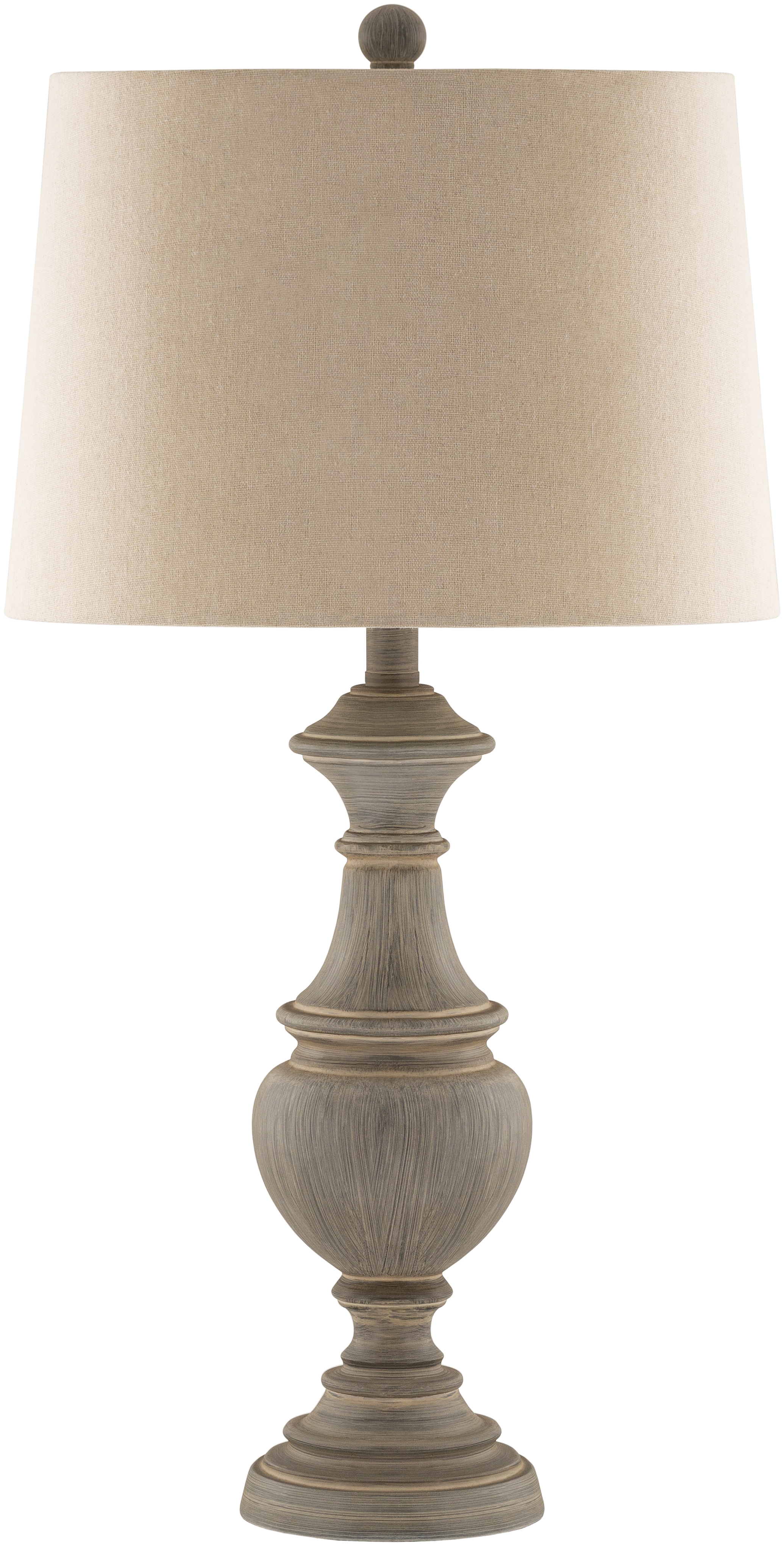 Livabliss Hadlee Gray Hand Finished 28"H x 14"W x 14"D Accent Table Lamp - Image 0