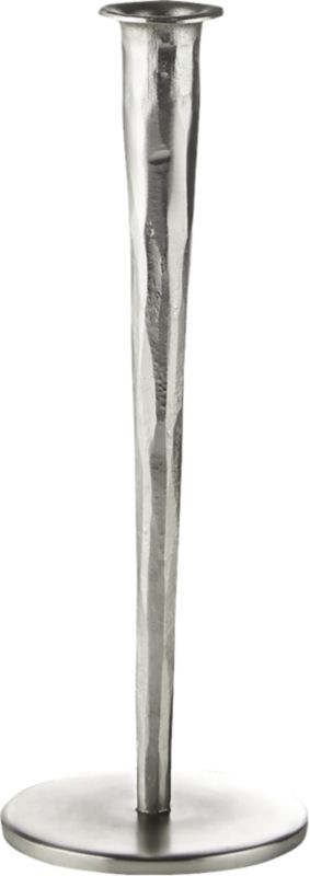 Forged Silver Taper Candle Holder Medium - Image 6