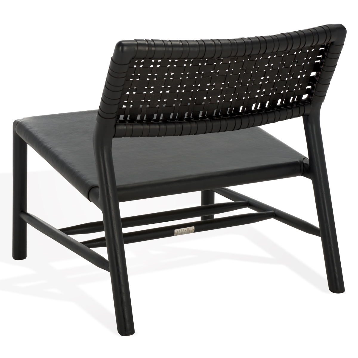 Valdina Woven Leather Acccent - Black / Black - Image 7