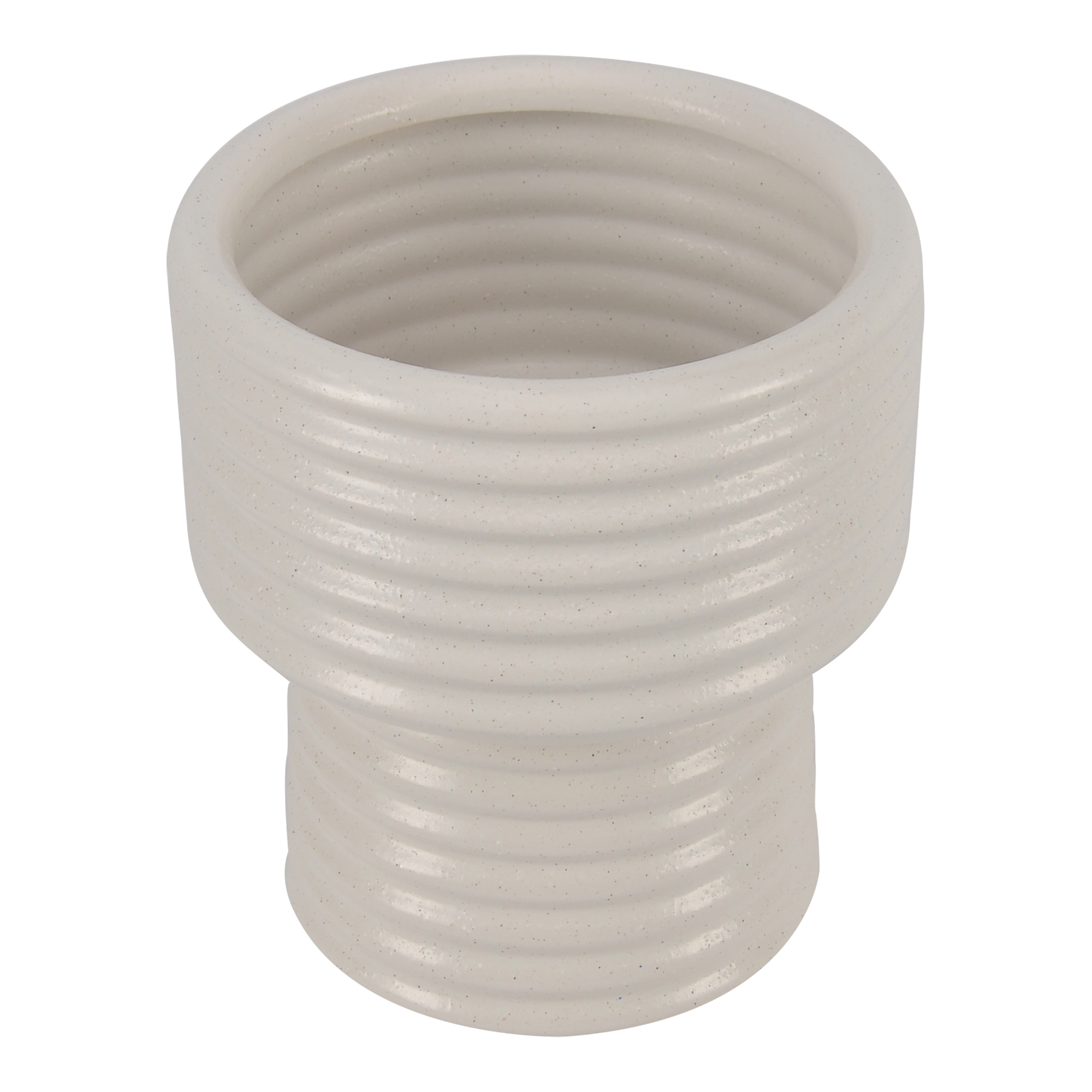 Ozen Vase Coastal White - Image 1