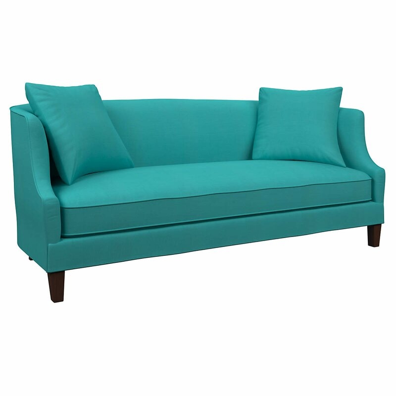 Annie Selke Home Cheshire 78"" Recessed Arm Sofa - Image 0