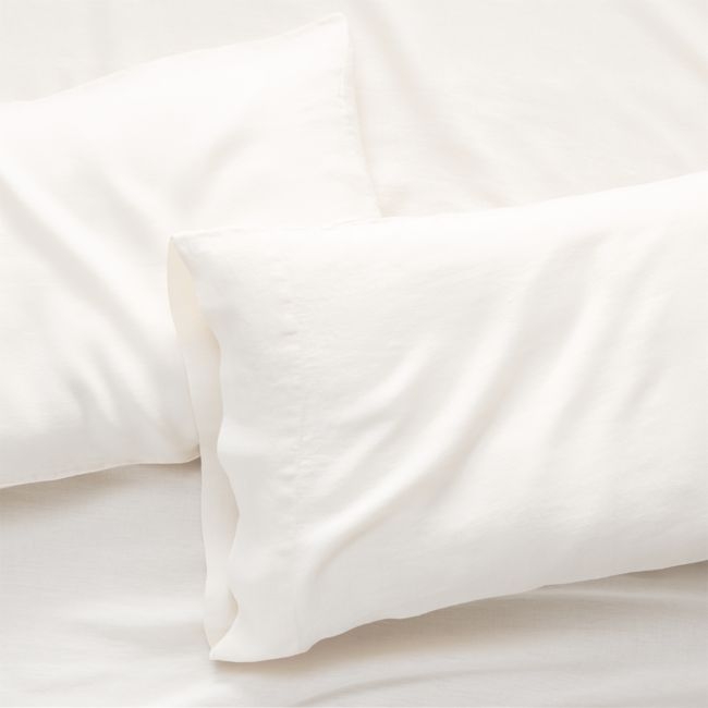 New Natural Hemp King Pillowcases, Set of 2 - Image 0