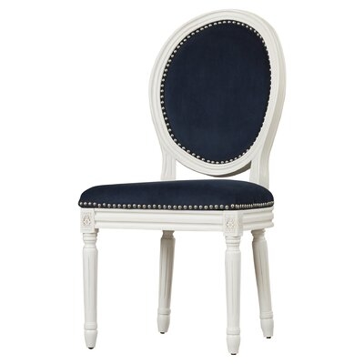 Falgoust Velvet Upholstered King Louis Back Side Chair (set of 2) - Image 0