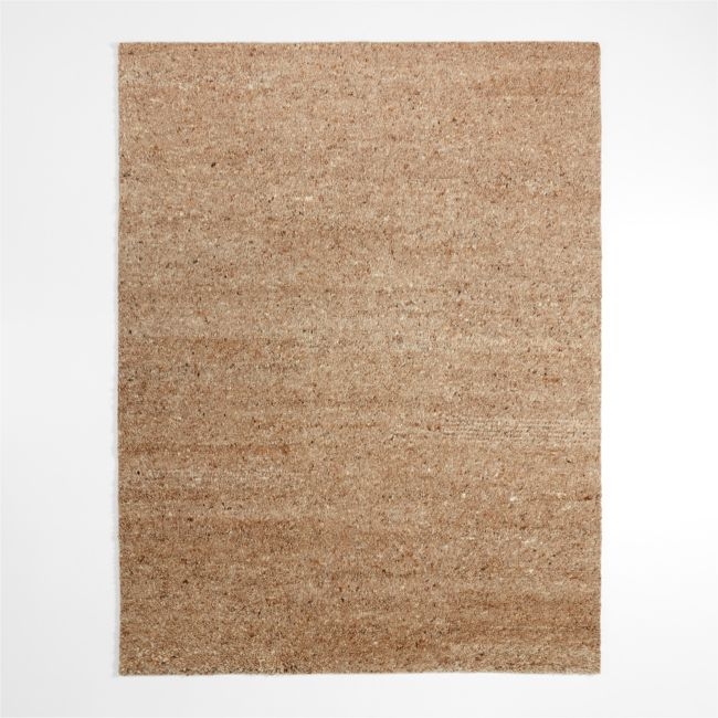Juneau Wool Sand Brown Area Rug 10'x14' - Image 0