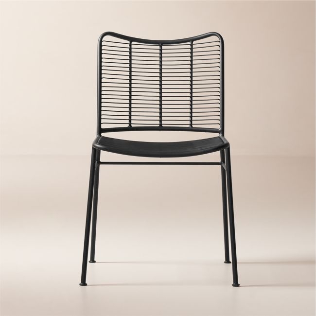 Sigma Black Metal Dining Chair - Image 0