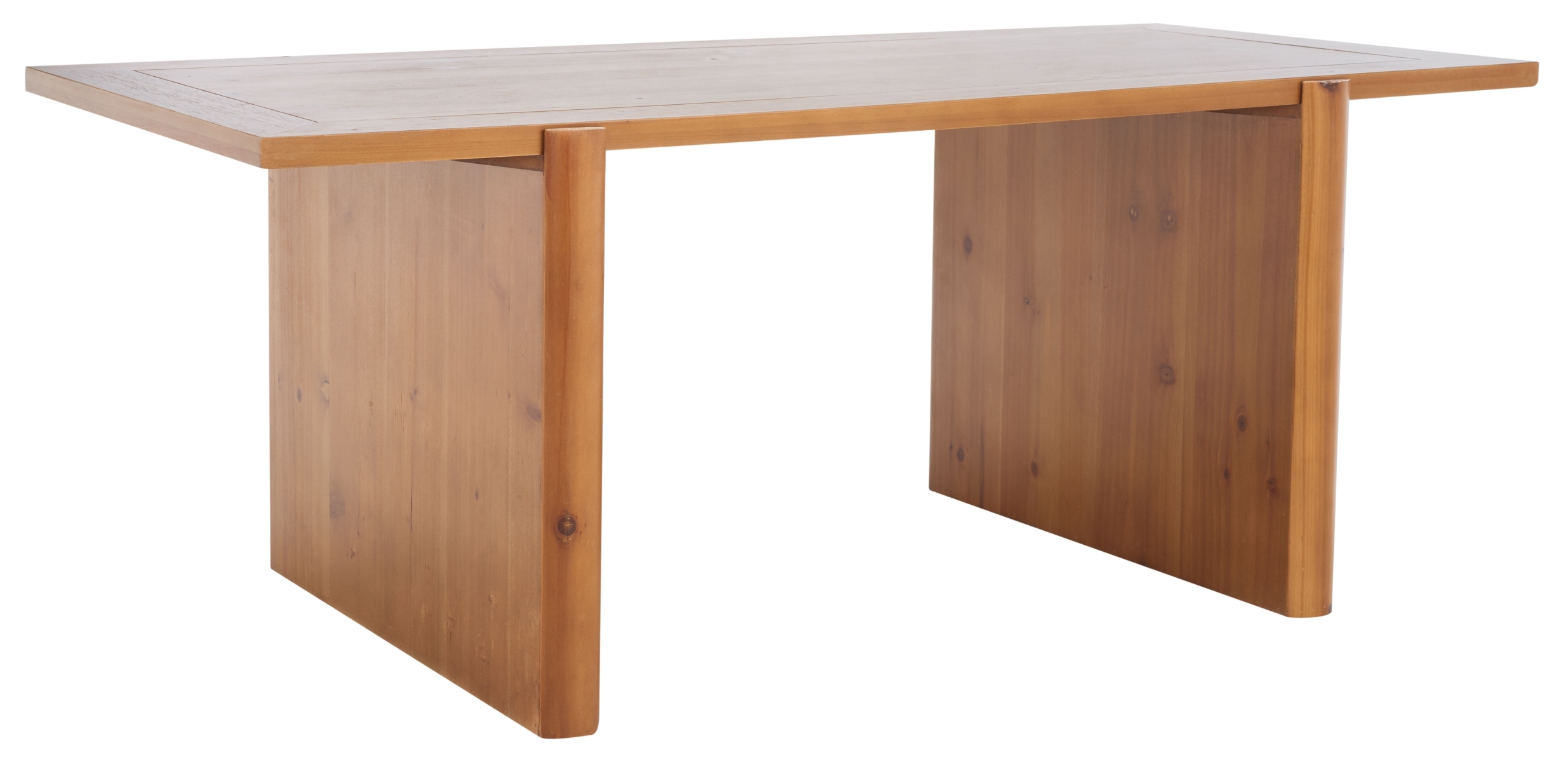 Truman Rectangle Coffee Table - Brown - Safavieh - Image 6