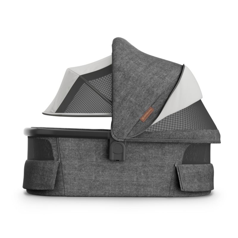 UPPAbaby ® V3 Greyson Charcoal Melange Baby Bassinet with Aluminum Frame - Image 7