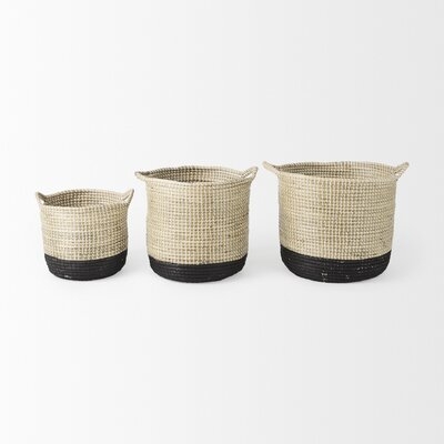 Salazar 3 Piece Seagrass Basket Set - Image 0