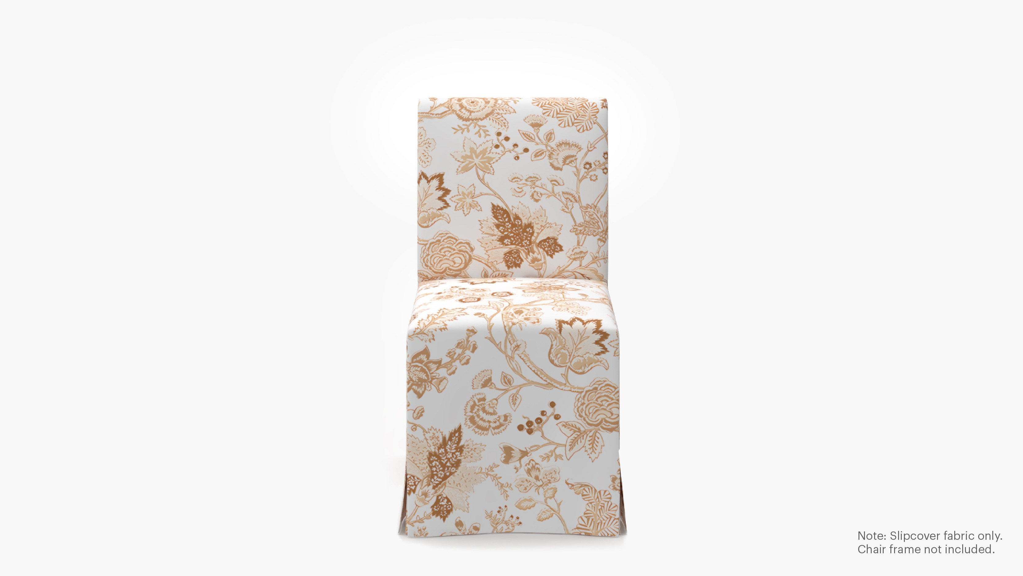 Slipcovered Signature Dining Chair - Cover Only, Tawny La Vendee - Image 0