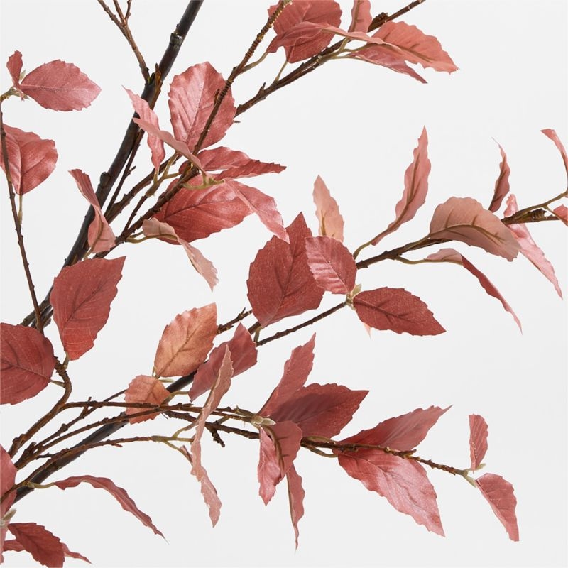 Faux Rust Leaf Branch 66" - Image 7