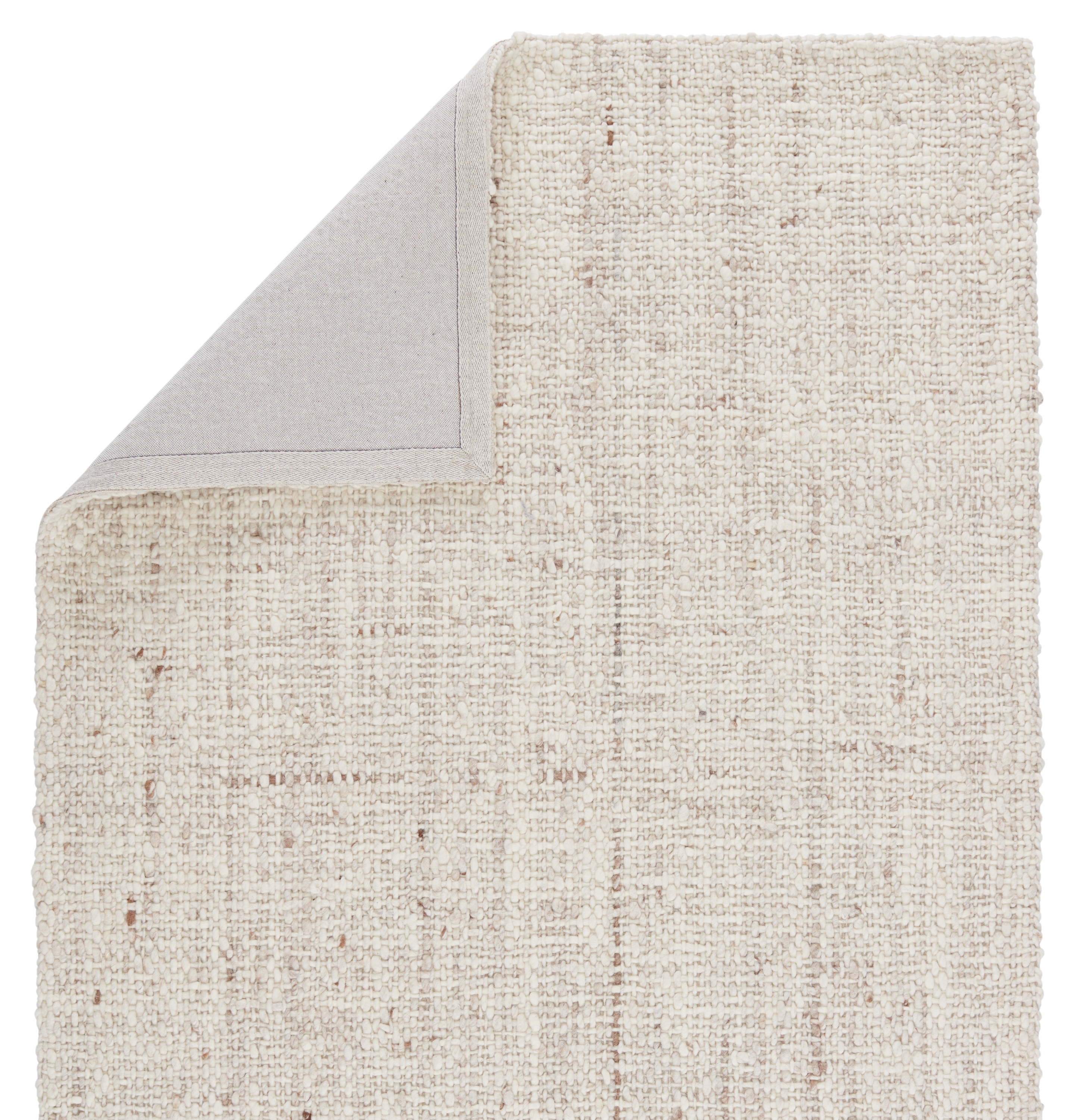 Season Handmade Solid Cream/ Tan Area Rug (8'X10') - Image 2