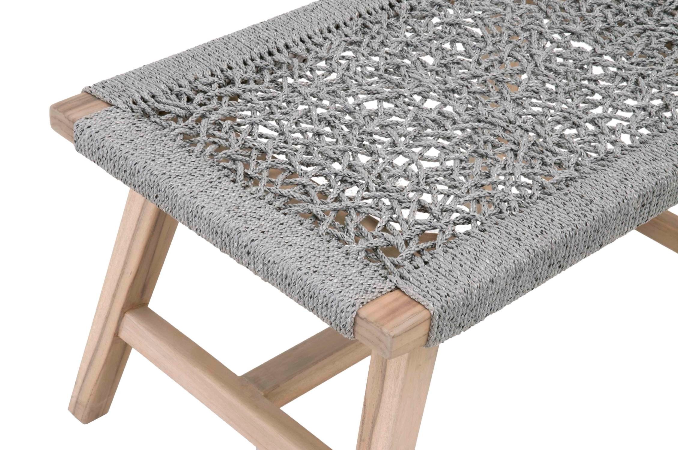 Weave Outdoor Accent Stool - Image 2