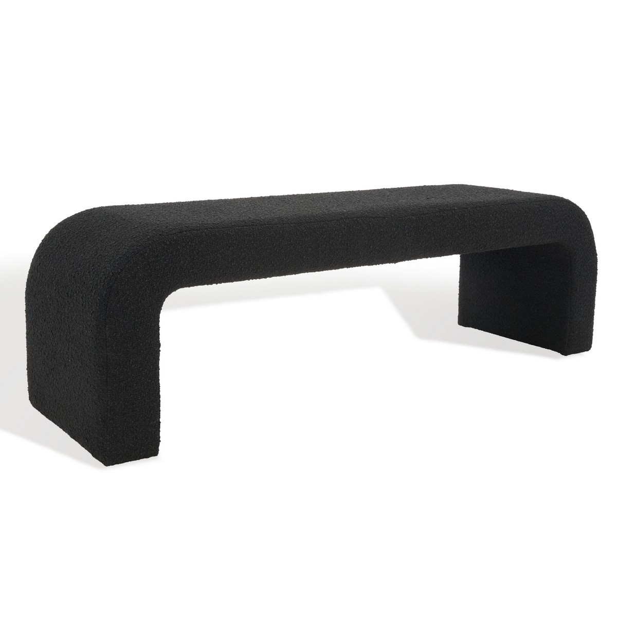 Caralynn Boucle Bench - Black - Image 7