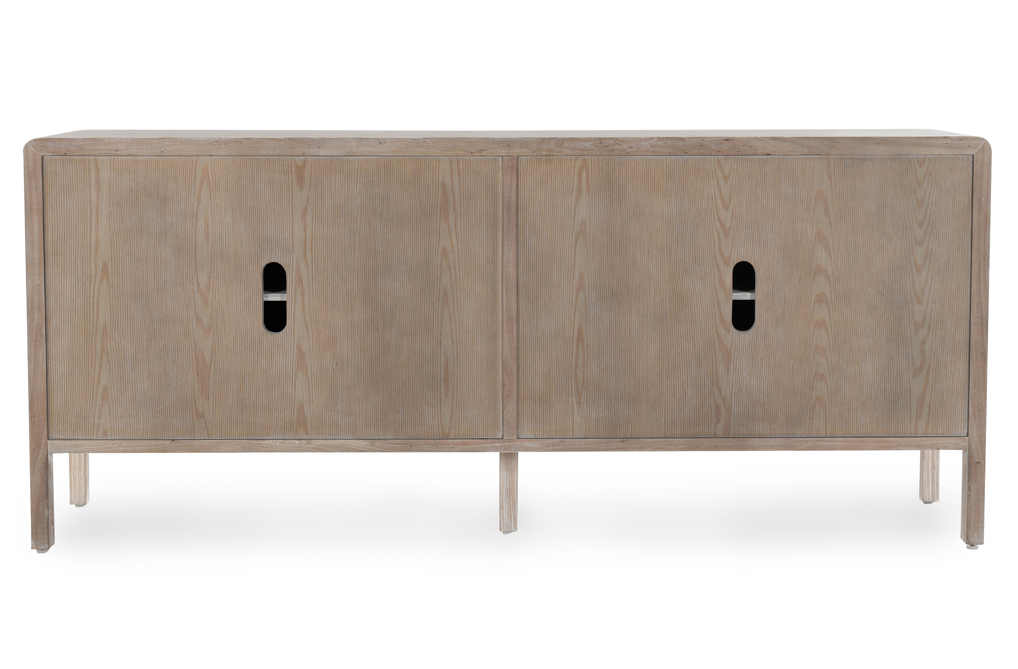 Elodie 4Dr Sideboard Beige/Natural - Image 4