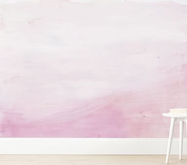 Tempaper Ombre Mural Wallpaper, Pink - Image 1