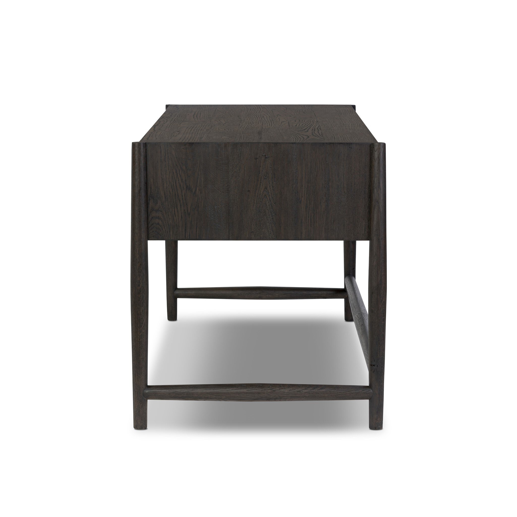 Glenview Desk - Cracked Smoked Black Veneer - Image 2