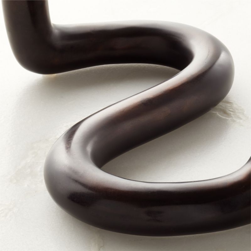 Freya Bronze Taper Candle Holder - Image 2