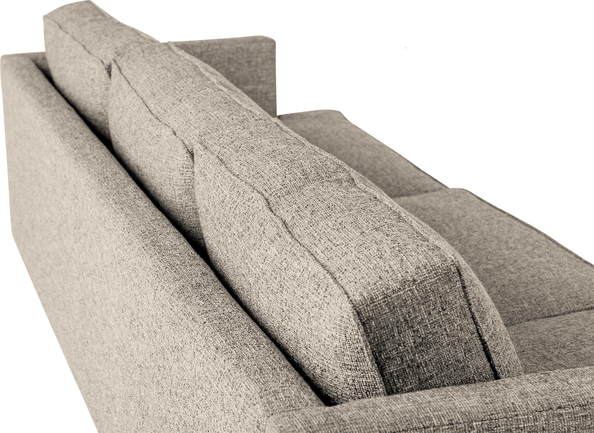 Beige/White Preston Mid Century Modern Grand Sofa - Cody Sandstone - Mocha - Image 4