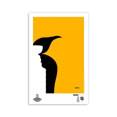 Minimalist 2016 NHL Stanley Cup By S. Preston Pittsburgh Penguins - Image 0
