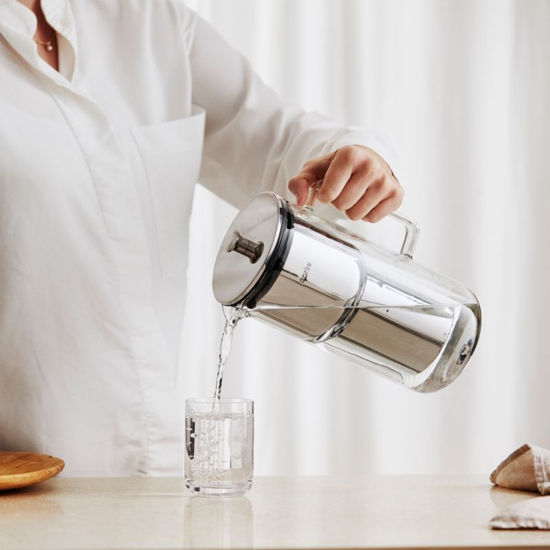 Aarke Purifier Glass Purifying Water Pitcher with Stainless Steel Filter - Image 6