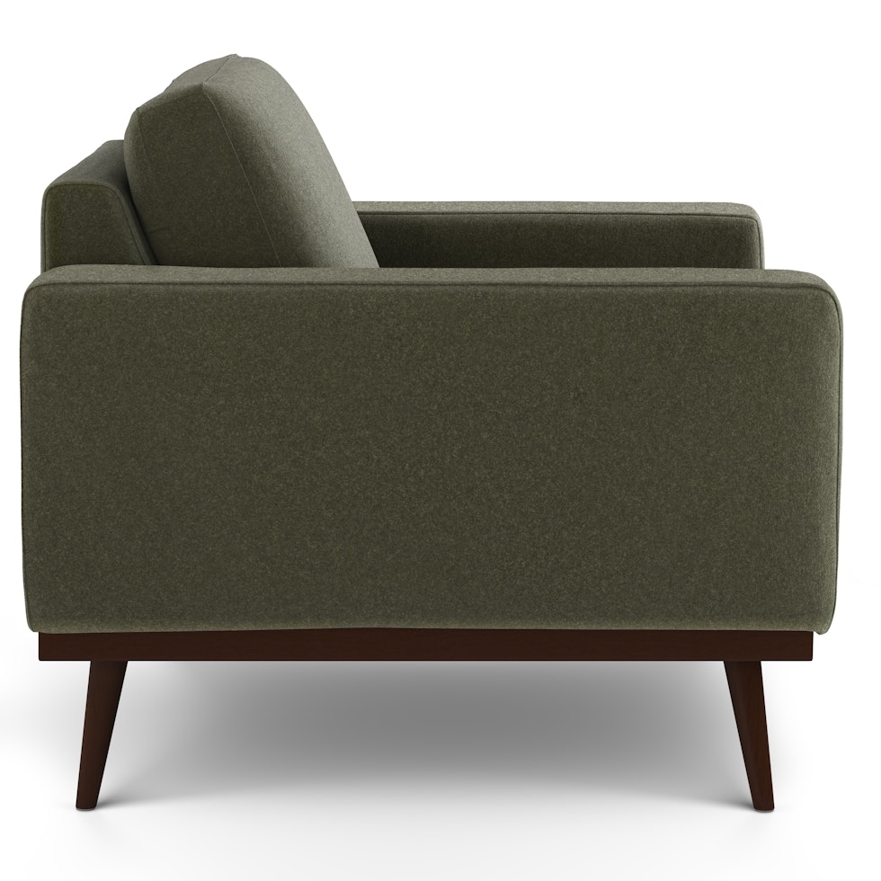 Rhett 38.5" Lounge Chair - Felted Green - Image 2