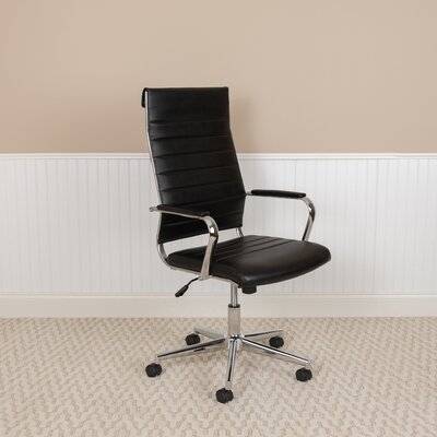 Arturs High Back Ribbed Executive Chair - Image 0