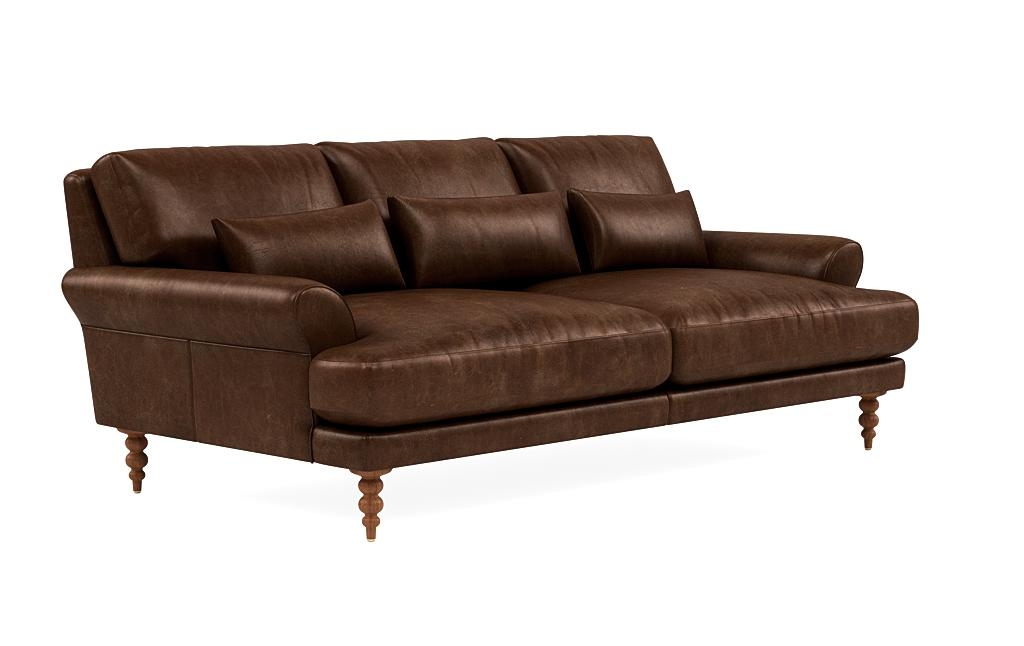 Maxwell Leather Loveseat by Apartment Therapy - Image 1