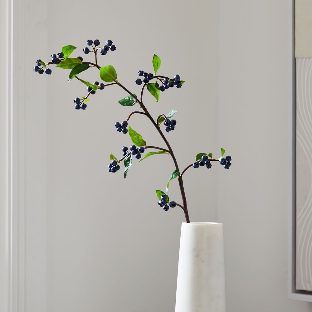 Faux Blueberry Branch, 36in - Image 0