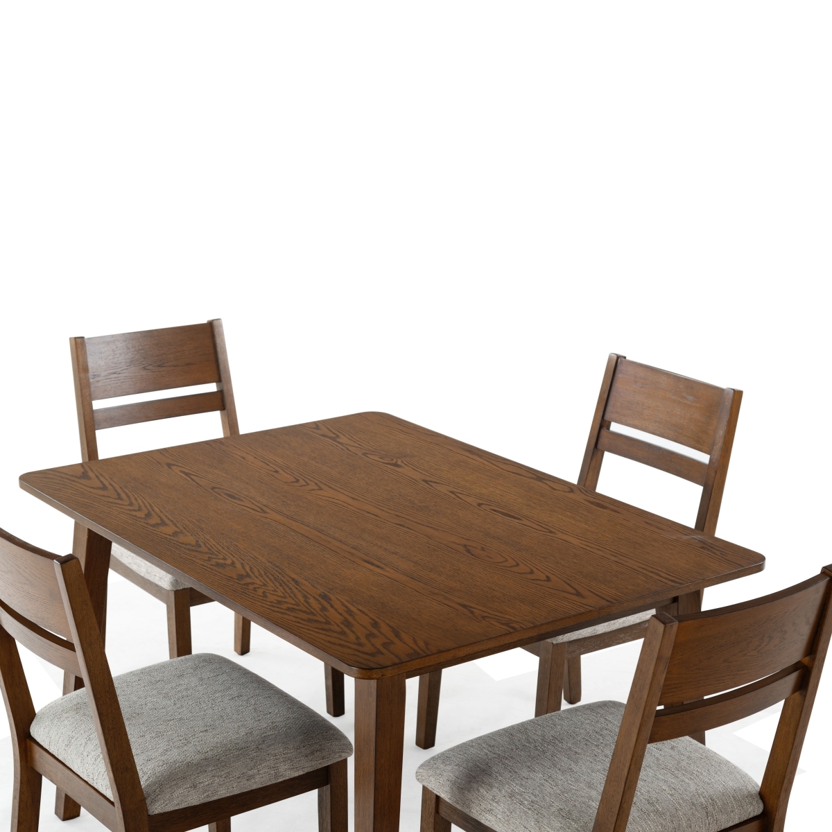 Bellalexa 48" Wood Dining Tabl - Medium Oak - Image 4