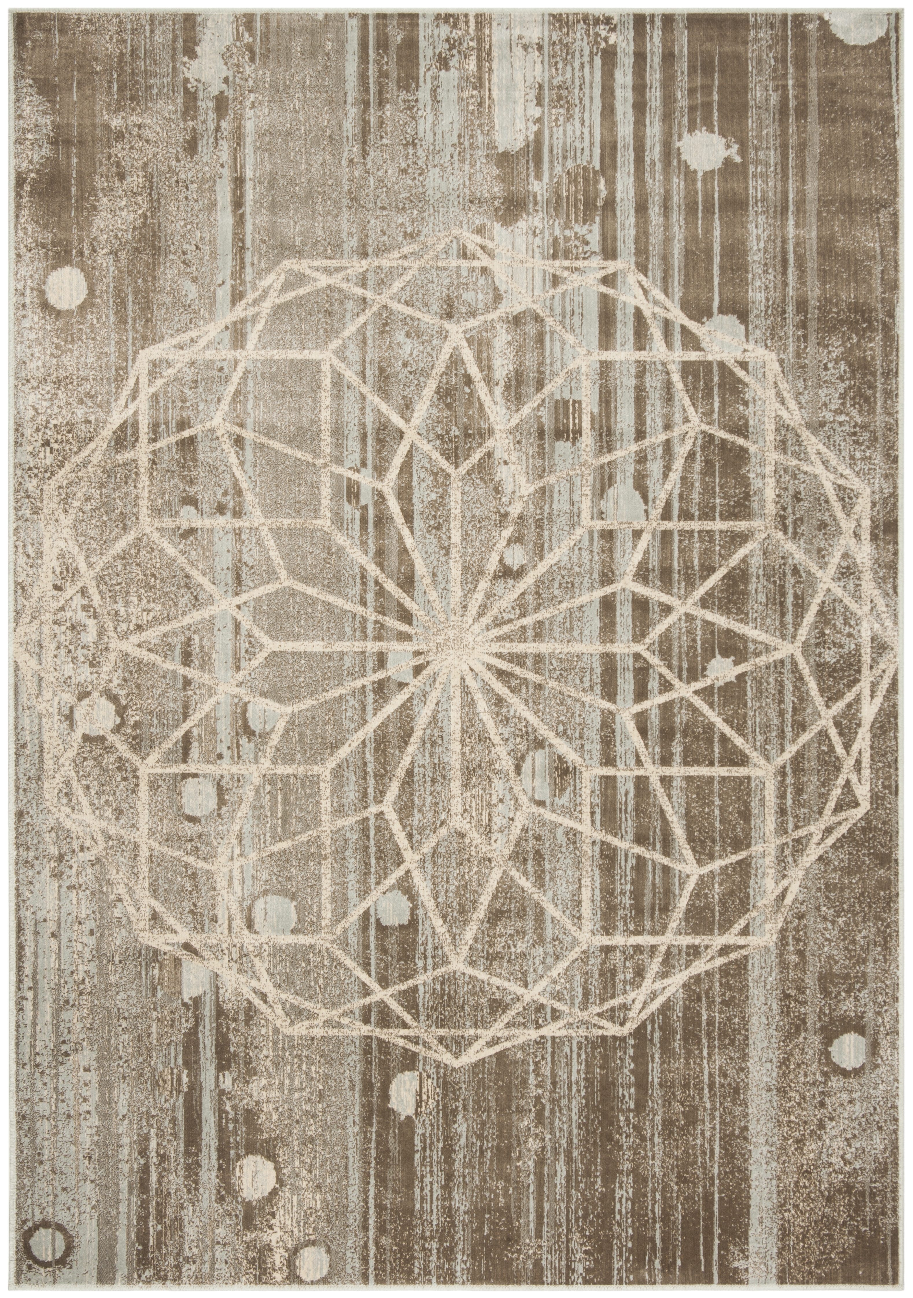 Arlo Home Woven Area Rug, CNV752-5770, Beige/Multi,  5' 3" X 7' 6" - Image 0