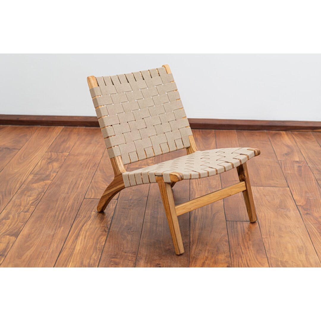 "Masaya & Co Masaya Outdoor Lounge Chair Beige Sunbrella" - Image 0