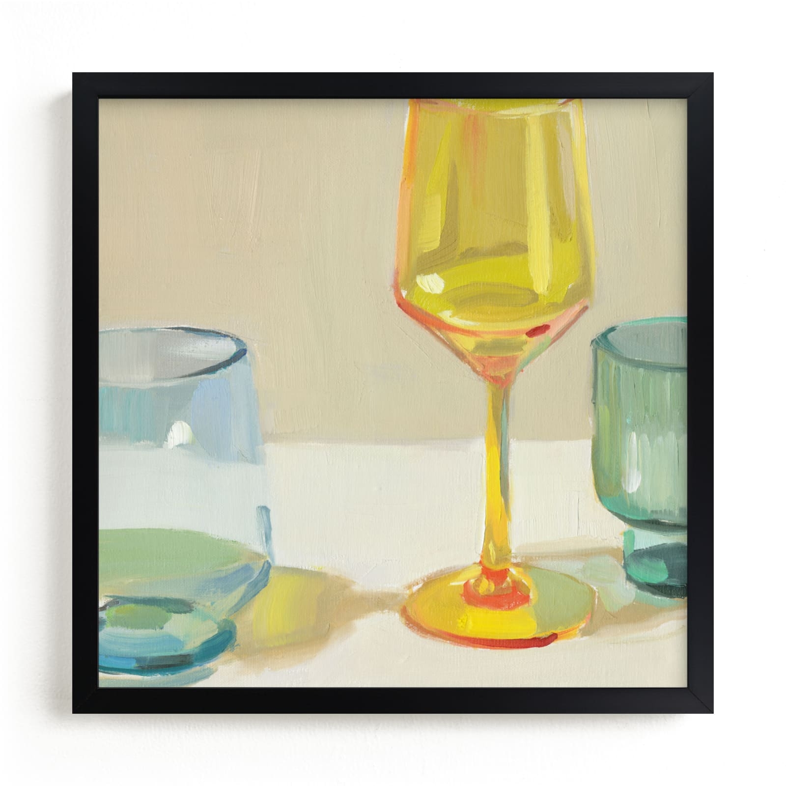 Rainbow Glassware II Open Edition Fine Art Print - Image 0