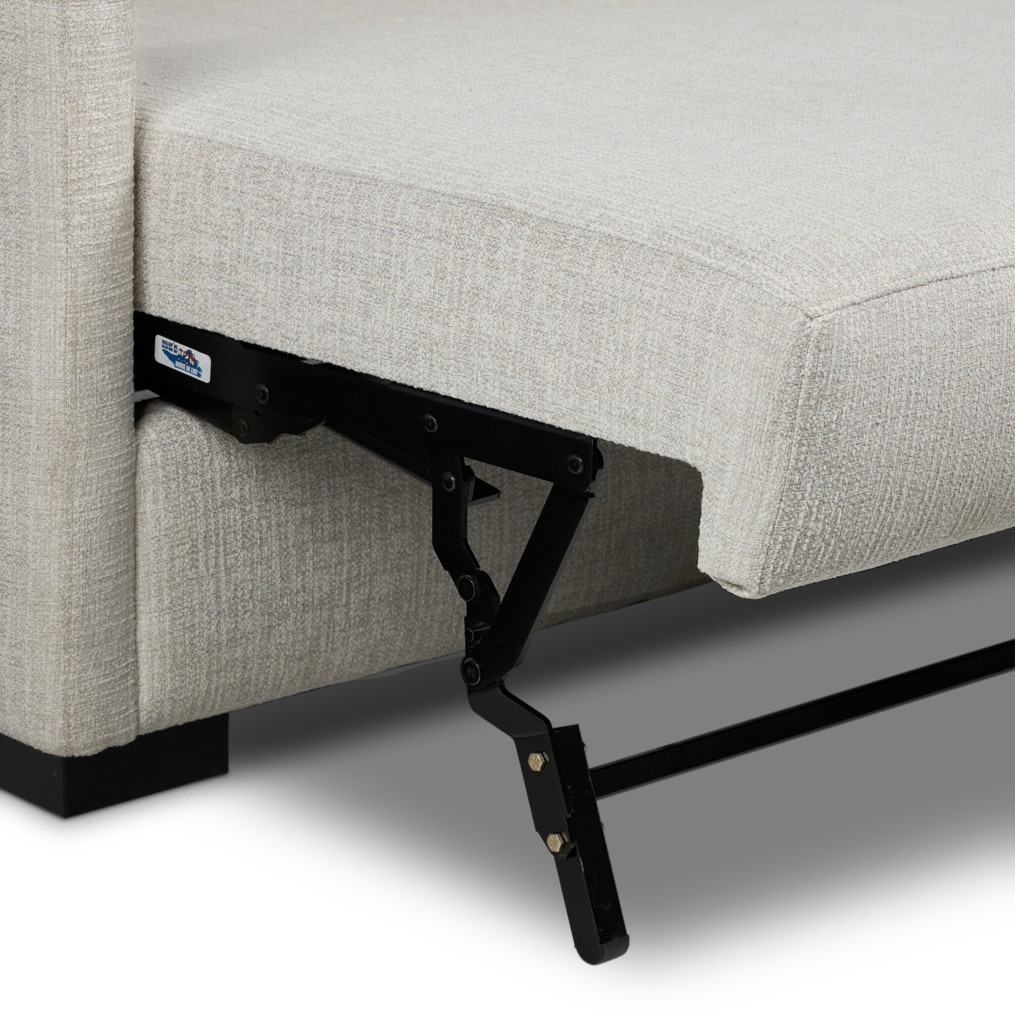 Wickham 2-Piece Sleeper Sectional - Alameda Snow - Image 9