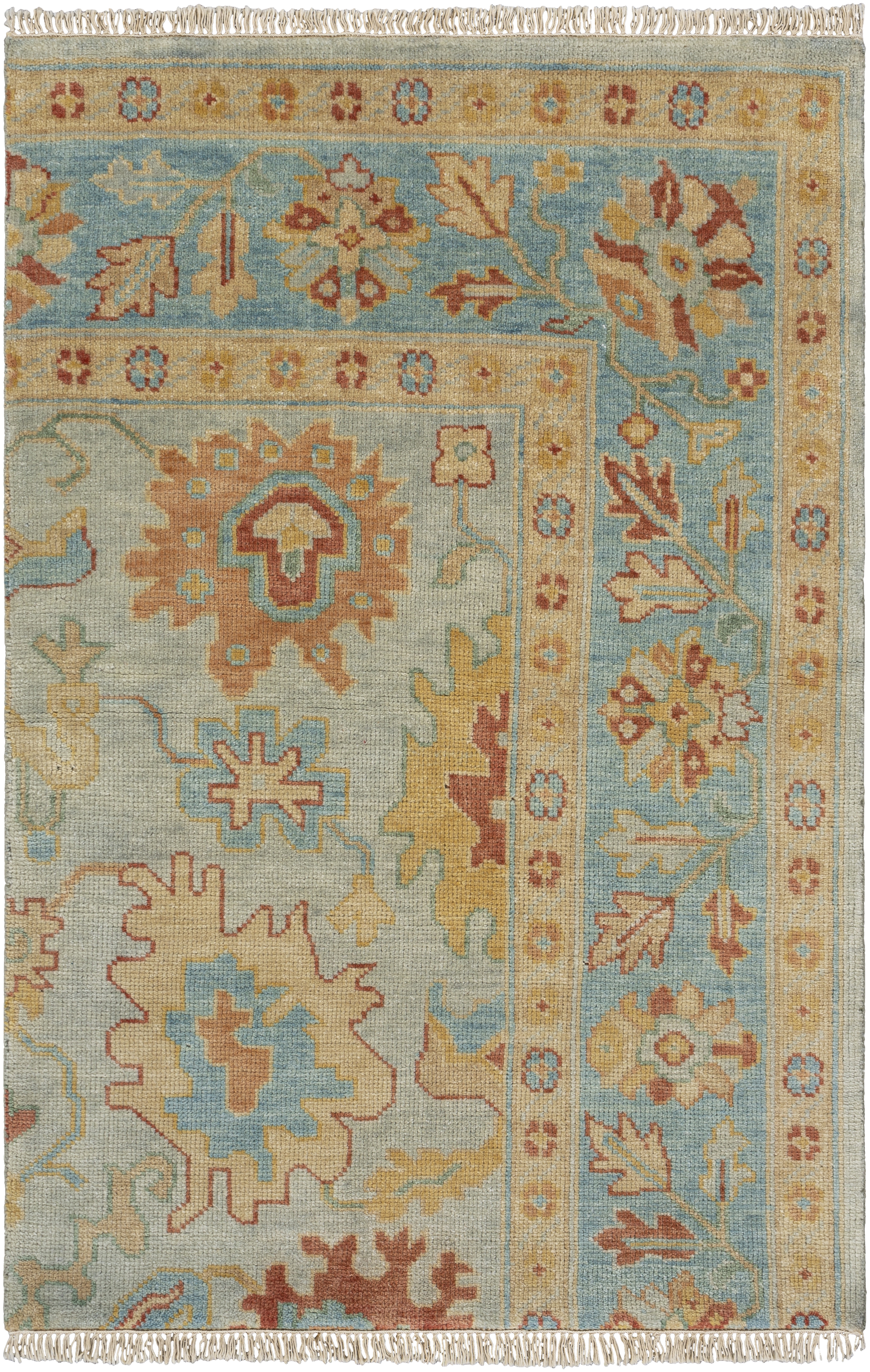 Hillcrest Beige Indoor 2' x 3' Handmade Rug - Image 0