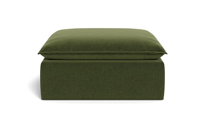 Josie Slipcovered Square Ottoman - Image 0