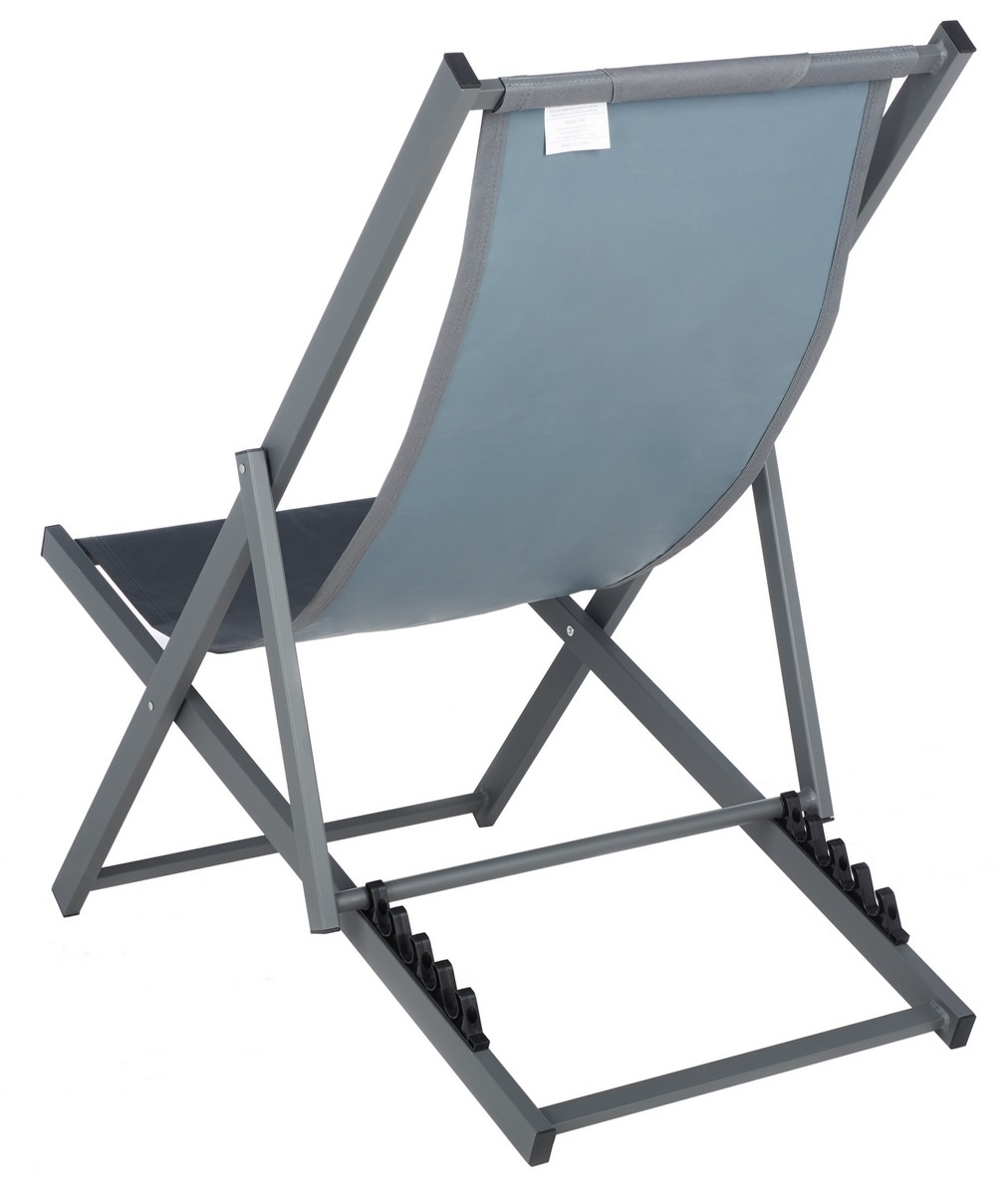 Camlin Set Of 2 Sling Chairs - Grey/Grey - Safavieh - Image 7