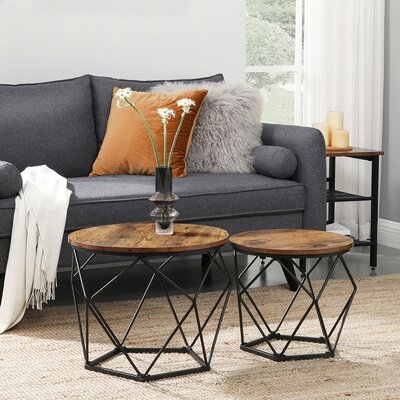 Azusa Frame 2 Piece Bunching Coffee Table - Image 0