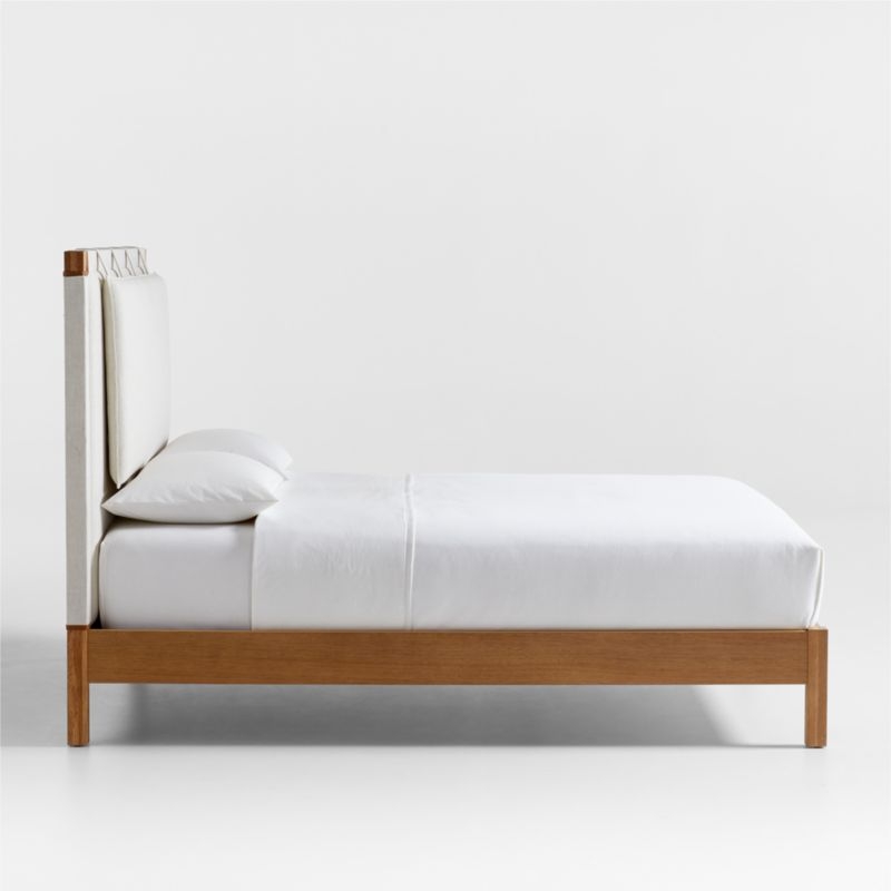 Shinola Hotel King Bed with Headboard Cushion - Image 2