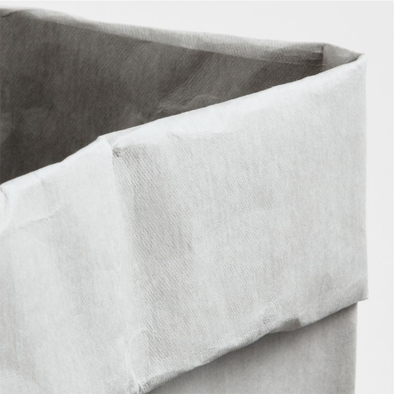 Blaine Grey Washable Paper Cube Bin - Image 8