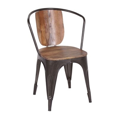 Anthem Industrial Iron & Mango Wood Side Dining Chairs (Set Of 2) - Image 0