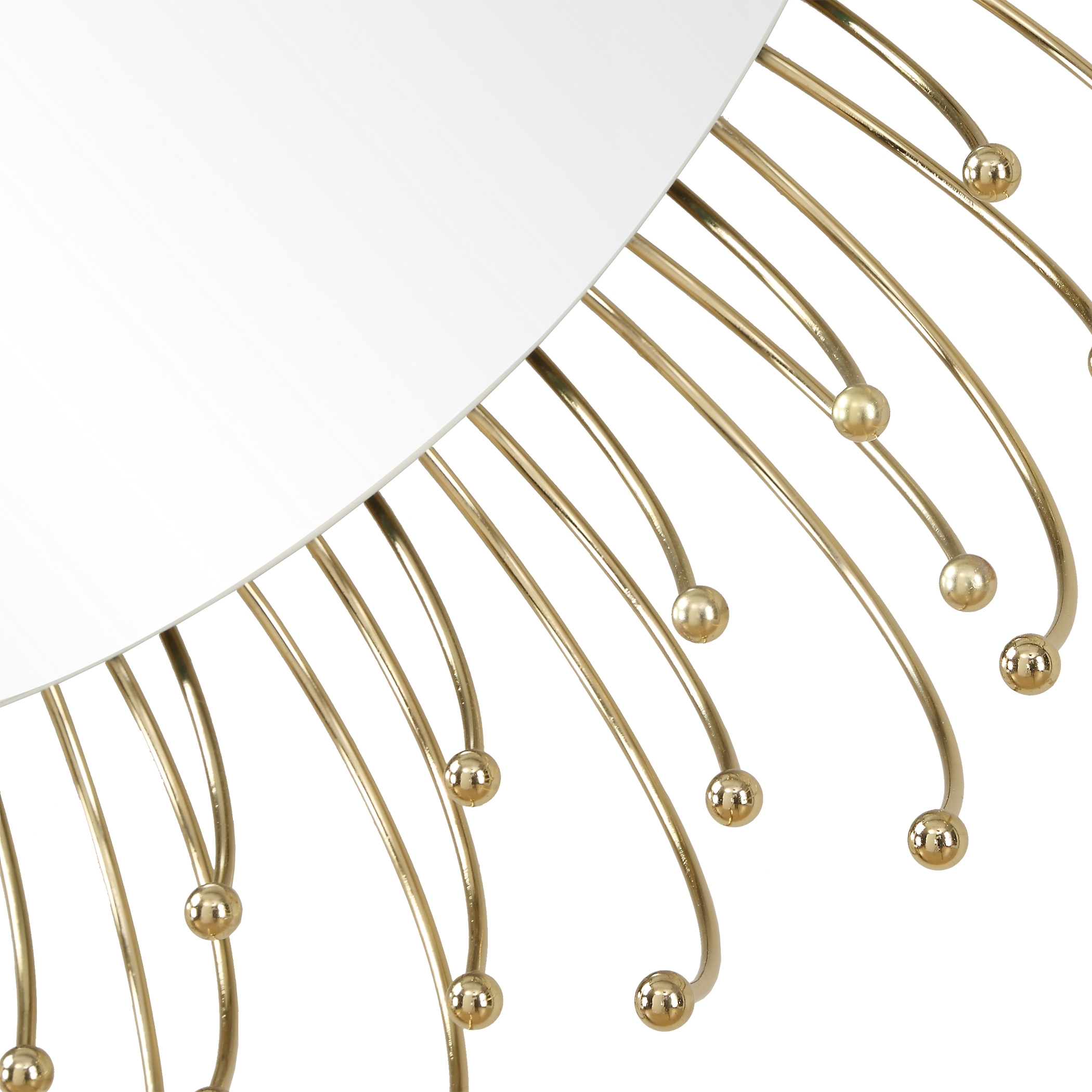 Aga Round Gold Mirror - Image 3