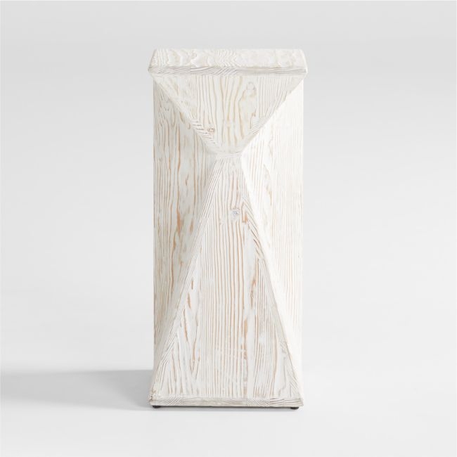 Nord Whitewash Wood End Table - Image 3