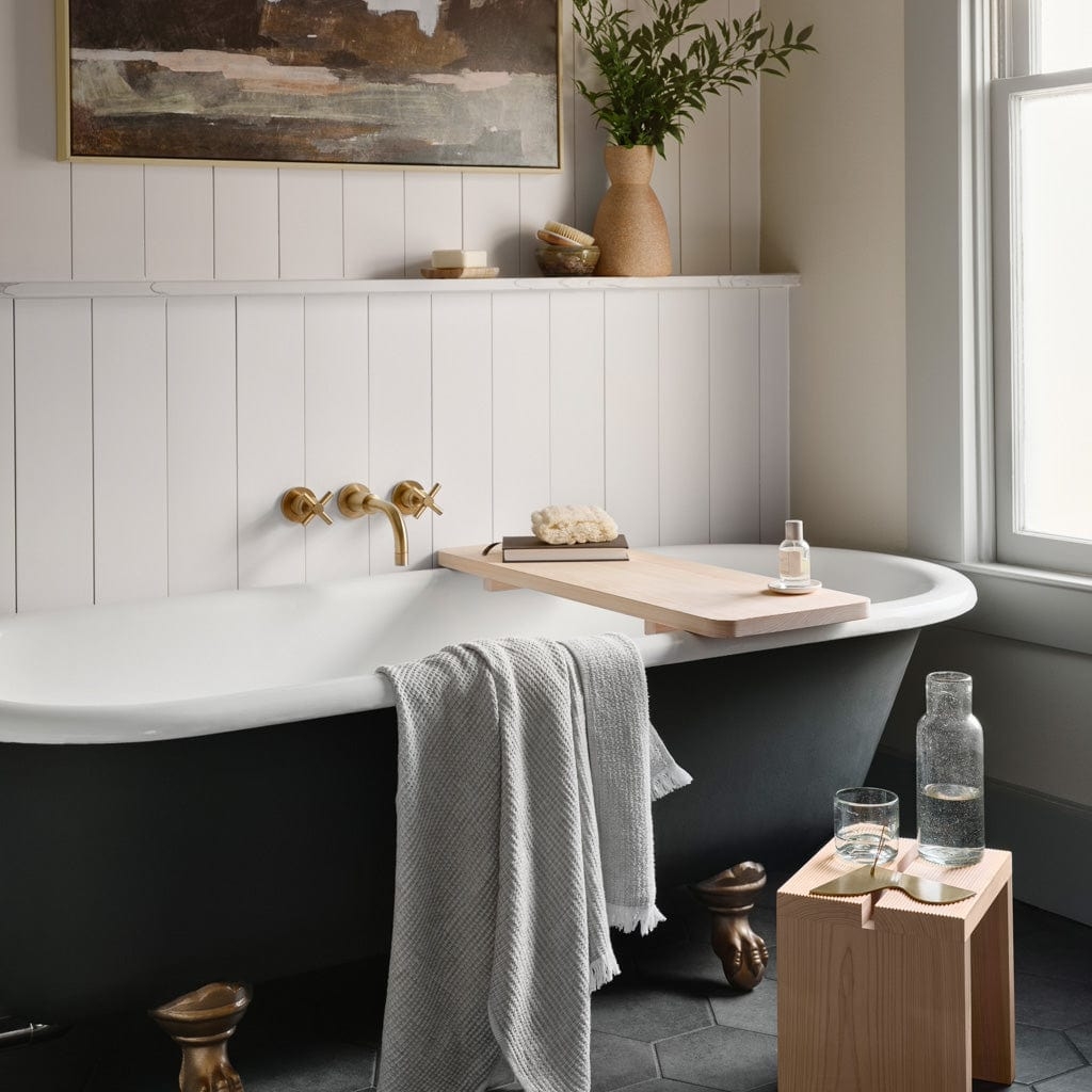 The Citizenry Hinoki Wood Bath Caddy | Natural - Image 7