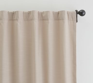 Lianna TENCEL(TM) Cotton Curtain, 50 x 96", Taupe - Image 0