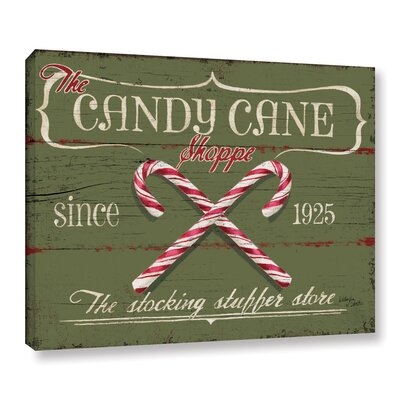 Holiday Candy Shops II Gallery Wrapped Canvas - Image 0