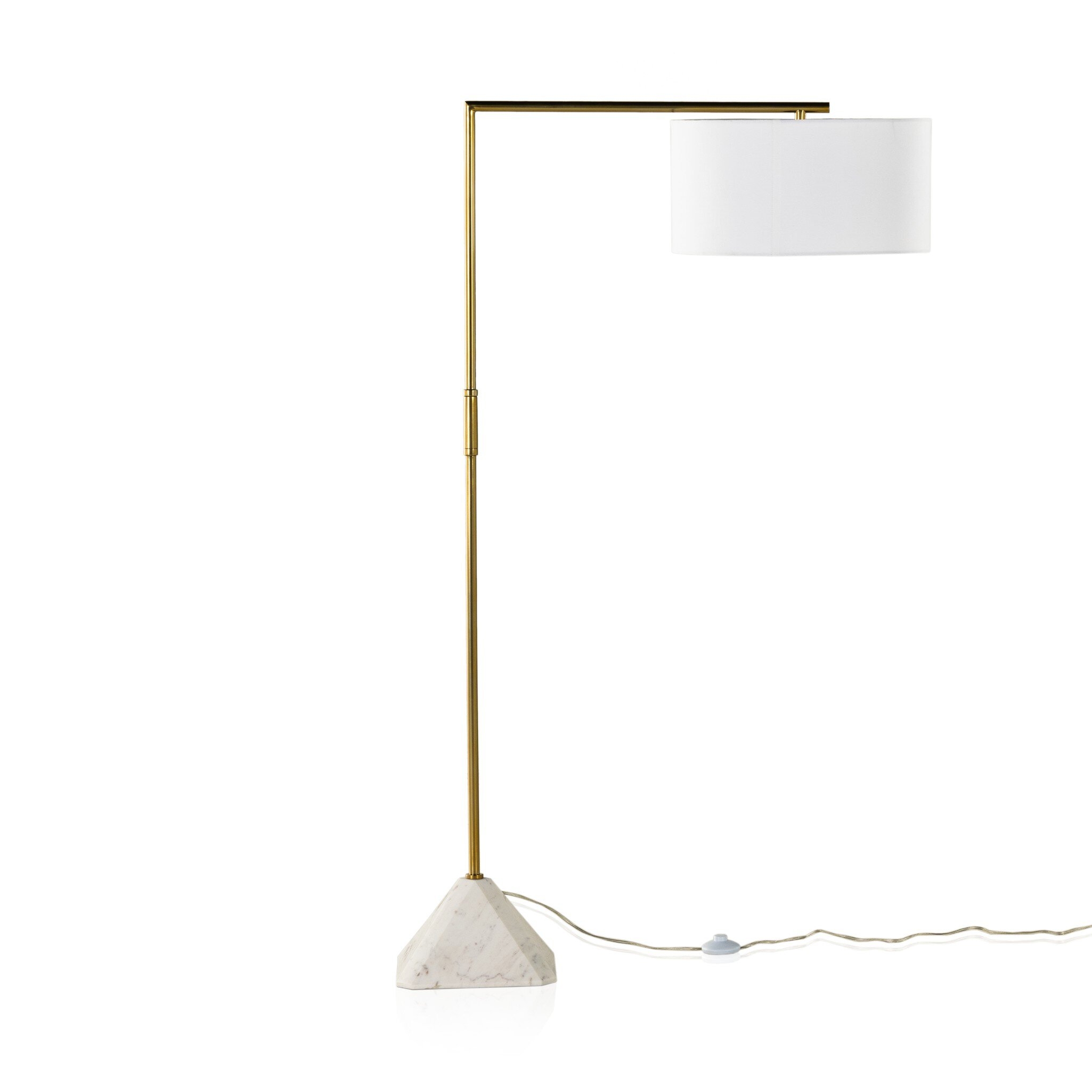 Hartford Floor Lamp - White Marble - Image 11