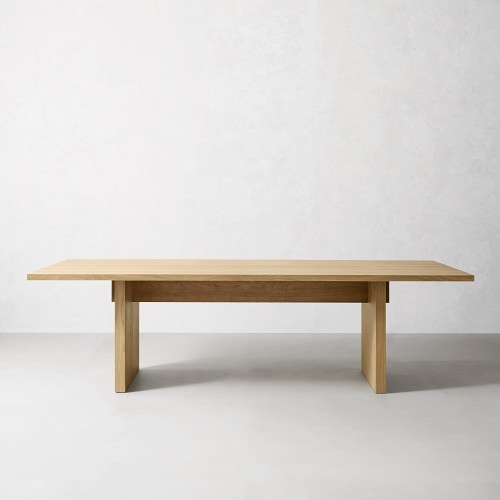 Cortina Rectangular Dining Table, Natural Oak - Image 0