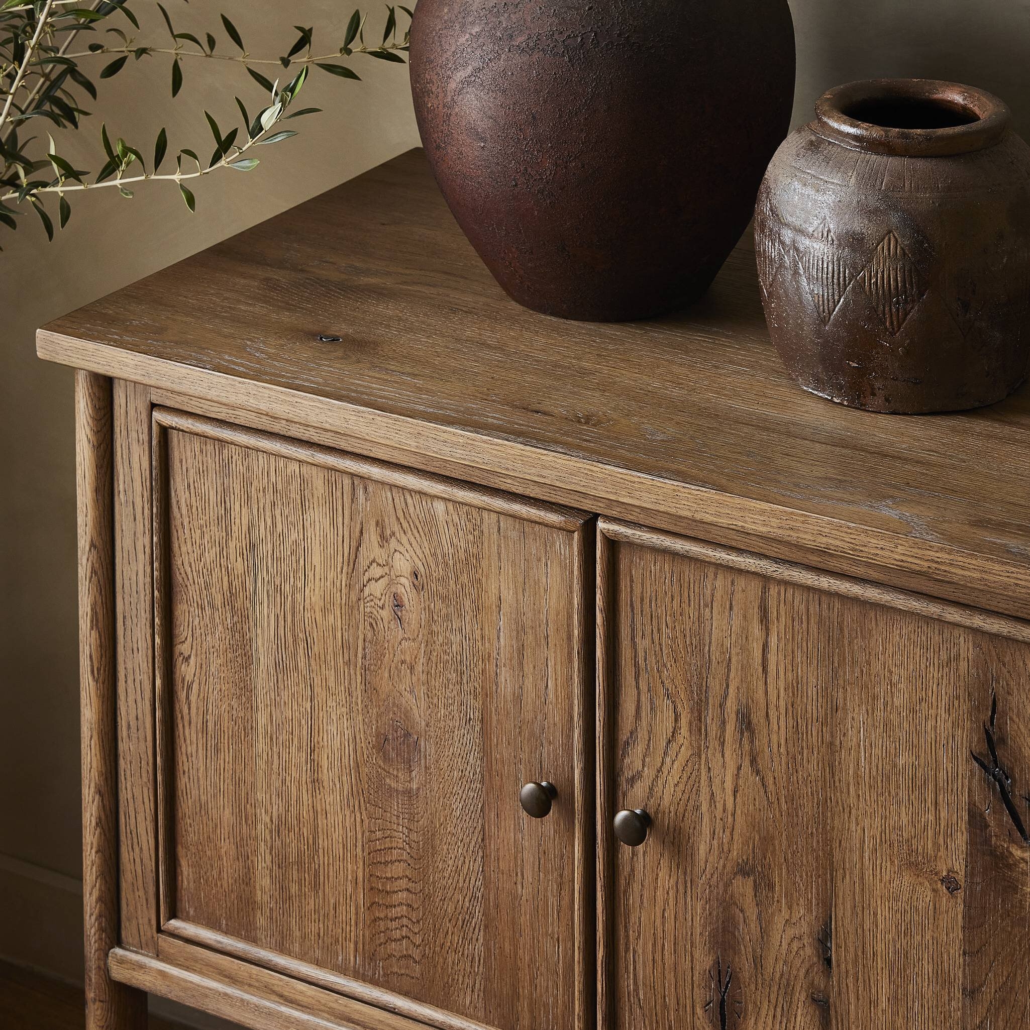 Bari Sideboard - Weathered Oak Veneer by Amber Lewis x Four Hands - Image 15
